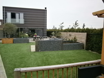 Kunstgras in achtertuin Almere